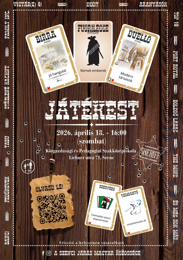 játékest - plakát a4